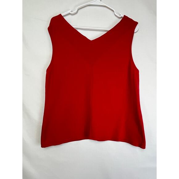 Pendleton Women's Size XL Red Knit V Neck Tank Top - Picture 7 of 7